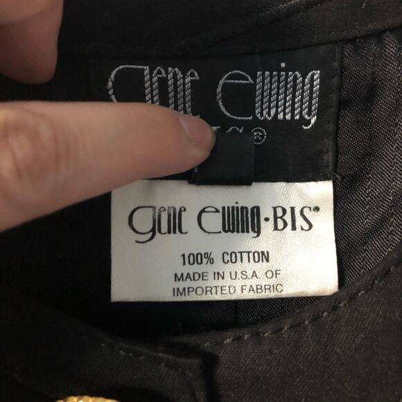 Gene Ewing Embroidered Jacket Rainbow Geometric L - Picture 5 of 9